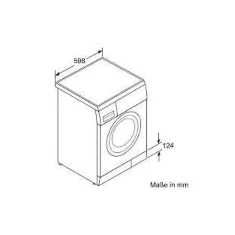 Kích thước của Máy giặt Bosch WAE16060SG Kích thước của Máy giặt Bosch WAE16060SG