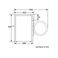 Máy giặt Bosch WAS28448ME 5 Kích thước của Máy giặt Bosch WAS28448ME