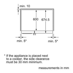 Tủ lạnh Side By Bosch KAN56V40NE 5 Kích thước của Tủ lạnh Side By Bosch KAN56V40NE