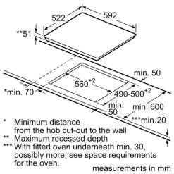Ảnh lắp đặt bếp hồng ngoại Bosch PIC651B17E