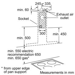 Máy hút mùi đảo Bosch DIB097A50 5 Ảnh lắp đặt máy hút mùi đảo Bosch DIB097A50