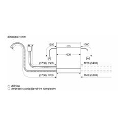Máy rửa bát chén Bosch SMV24AX02E 6 Kích thước lắp đặt máy rửa bát chén Bosch SMV24AX02E