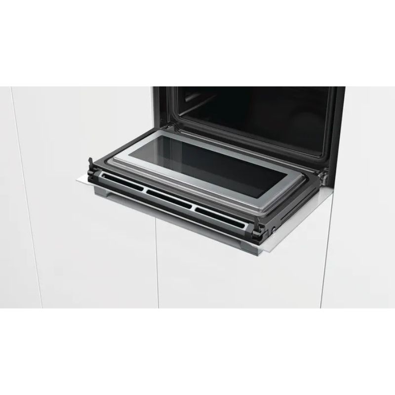 Ảnh góc cạnh lò nướng kết hợp vi sóng Bosch CMG636BS1 Ảnh góc cạnh lò nướng kết hợp vi sóng Bosch CMG636BS1