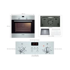 Ảnh hướng dẫn sử dụng lò nướng Bosch HBA43S320E