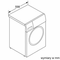 Máy giặt Bosch WAW24540PL 6 Ảnh kích thước máy giặt Bosch WAW24540PL