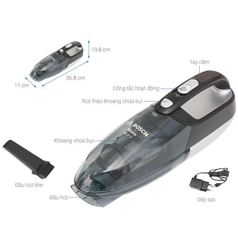 Hình ảnh máy hút bụi Bosch BHN14090 Hình ảnh máy hút bụi Bosch BHN14090