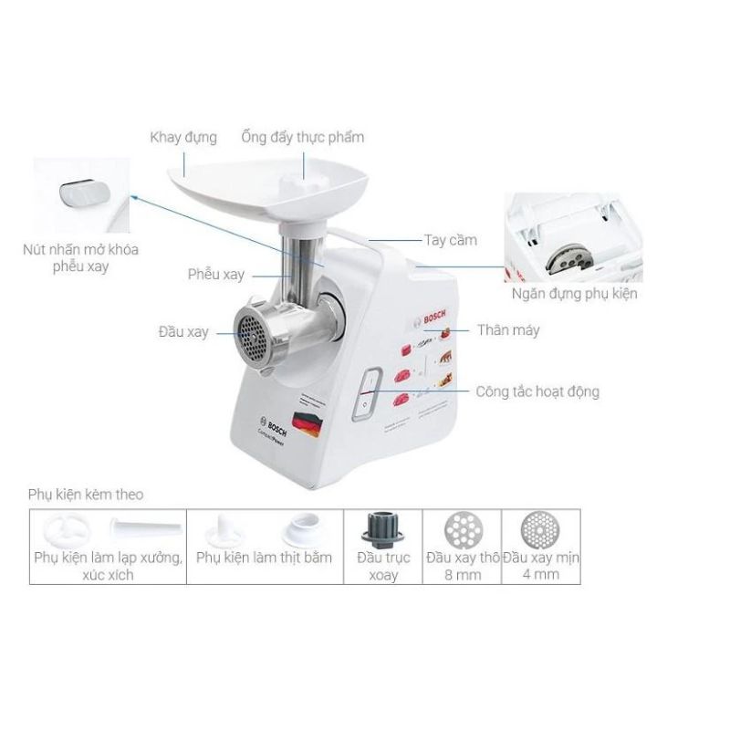Hình ảnh máy xay cầm tay Bosch MFW3520W Hình ảnh máy xay cầm tay Bosch MFW3520W