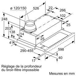 Máy hút mùi âm tủ Bosch DFL063W50 7 Ảnh lắp đặt máy hút mùi âm tủ Bosch DFL063W50