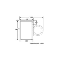 Kích thước Máy giặt Bosch WAW28790HK