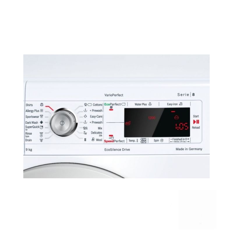 Ảnh bảng điều khiển Bosch WAW24460EU Ảnh bảng điều khiển Bosch WAW24460EU