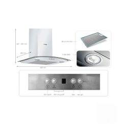 Máy hút mùi Bosch DWA07E651 5 Hình ảnh thực tế Bosch DWA07E651