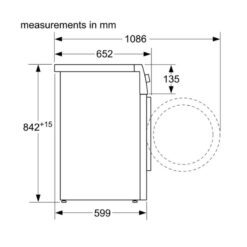 Máy sấy quần áo Bosch WTW876H8SG 6 Máy sấy quần áo Bosch WTW876H8SG