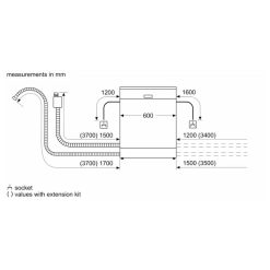 Lắp đường ống máy rửa chén bát Bosch SMS8YCI01E serie 8