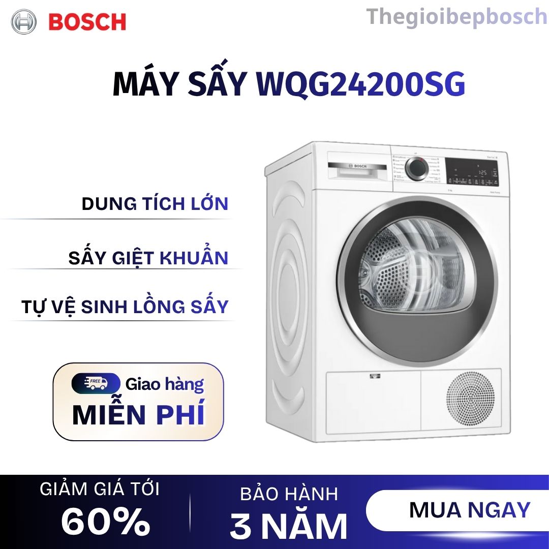 Máy sấy Bosch WQG24200SG Máy sấy Bosch WQG24200SG