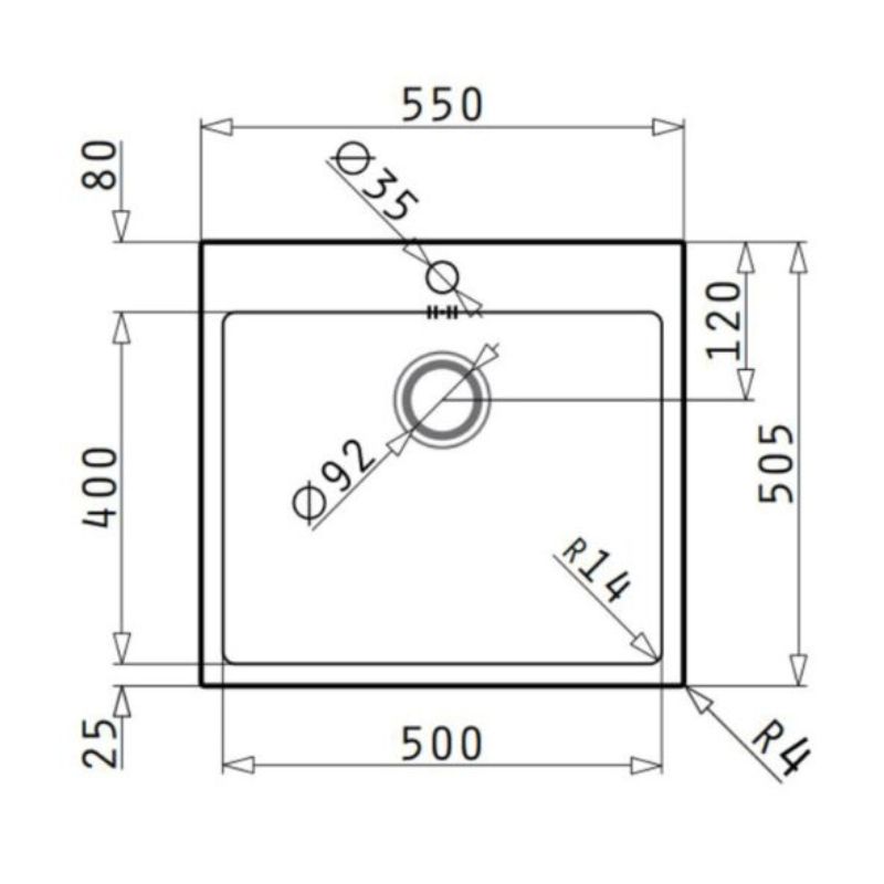 kích thước của Chậu rửa bát Bosch ISTROS 1B kích thước của Chậu rửa bát Bosch ISTROS 1B
