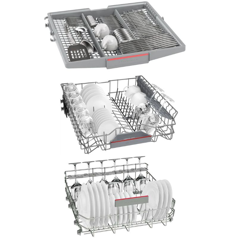Giàn rửa máy rửa bát độc lập Bosch SMS46NW03E serie 4 Giàn rửa máy rửa bát độc lập Bosch SMS46NW03E serie 4