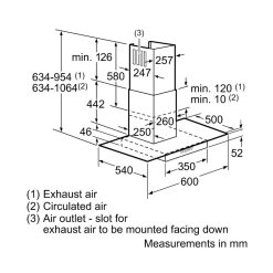 Máy hút mùi Bosch DWA067A50 5 Hình ảnh 3d Bosch DWA067A50