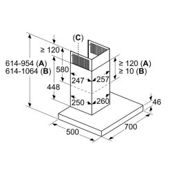 Máy hút mùi Bosch DWA077A50 4 Hình ảnh 3d Bosch DWA077A50
