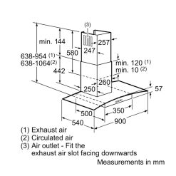 Máy hút mùi Bosch DWA09E750 5 Hình ảnh 3d Bosch DWA09E750
