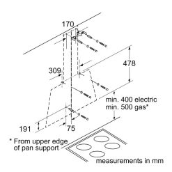 Máy hút mùi Bosch DWK09M760 6 Hình ảnh lắp đặt Bosch dwk09m760