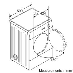 Máy sấy quần áo Bosch WTV74100SG