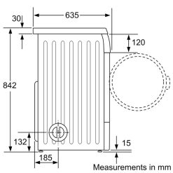 Máy sấy quần áo Bosch WTV74100SG