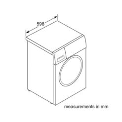 Máy giặt Bosch WAV28L40SG 8 Kích thước máy giặt Bosch WAV28L40SG