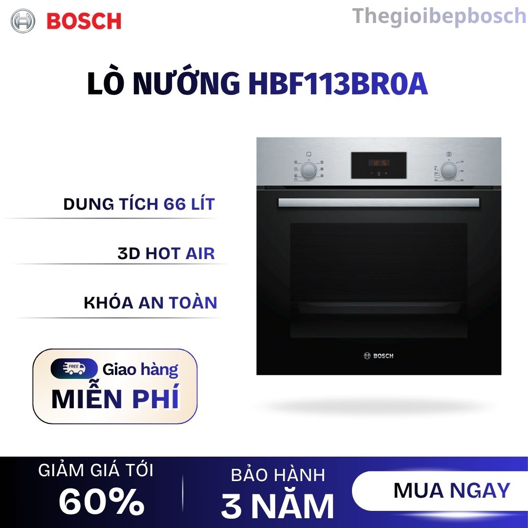 Lò nướng Bosch HBF113BR0A Lò nướng Bosch HBF113BR0A