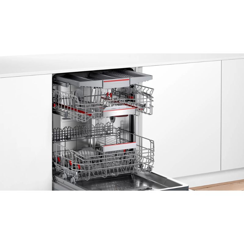 Bên trong máy rửa chén bát Bosch SMV6ZCX49E seri 6 Bên trong máy rửa chén bát Bosch SMV6ZCX49E seri 6