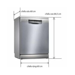 Máy rửa bát Bosch SMS4ECI26E 5 Kích thước máy rửa bát Bosch SMS4ECI26E