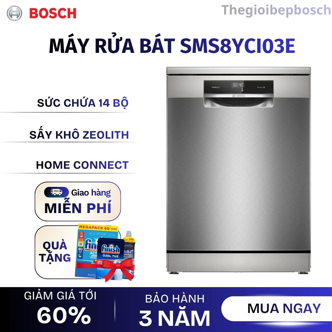 Máy rửa bát Bosch SMS8YCI03E Máy rửa bát Bosch SMS8YCI03E