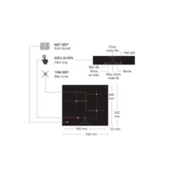 Bếp từ Bosch PUJ611BB5E 5 thông số kỹ thuật của Bếp từ Bosch PUJ611BB5E