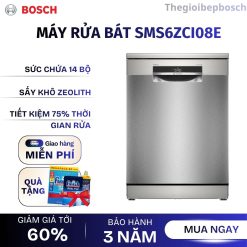 Máy rửa bát Bosch SMS6ZCI08E Serie 6