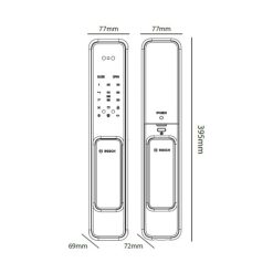 Khóa điện tử Bosch EL600B EU - APP 5 Kích thước khóa điện tử Bosch EL600B EU - APP