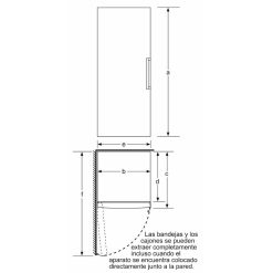Kích thước tủ mát Bosch KSV36VI30