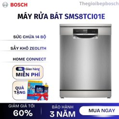 Máy rửa bát độc lập Bosch SMS8TCI01E serie 8
