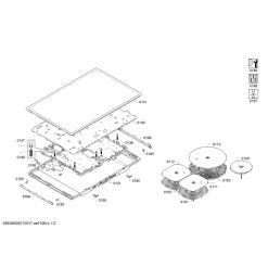 Bếp từ Bosch 4 vùng nấu PVS845FB5E 5 Cấu tạo bếp từ Bosch 4 vùng nấu PVS845FB5E