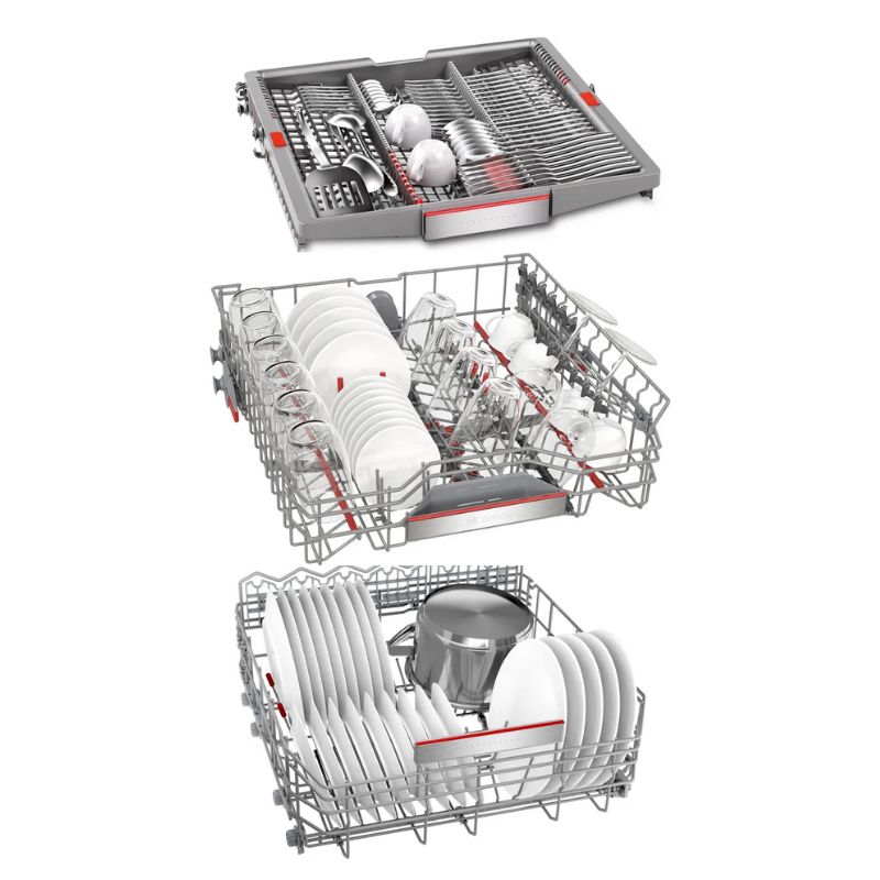 Giàn rửa máy rửa bát âm tủ Bosch SMV8TCX01E serie 8 Giàn rửa máy rửa bát âm tủ Bosch SMV8TCX01E serie 8