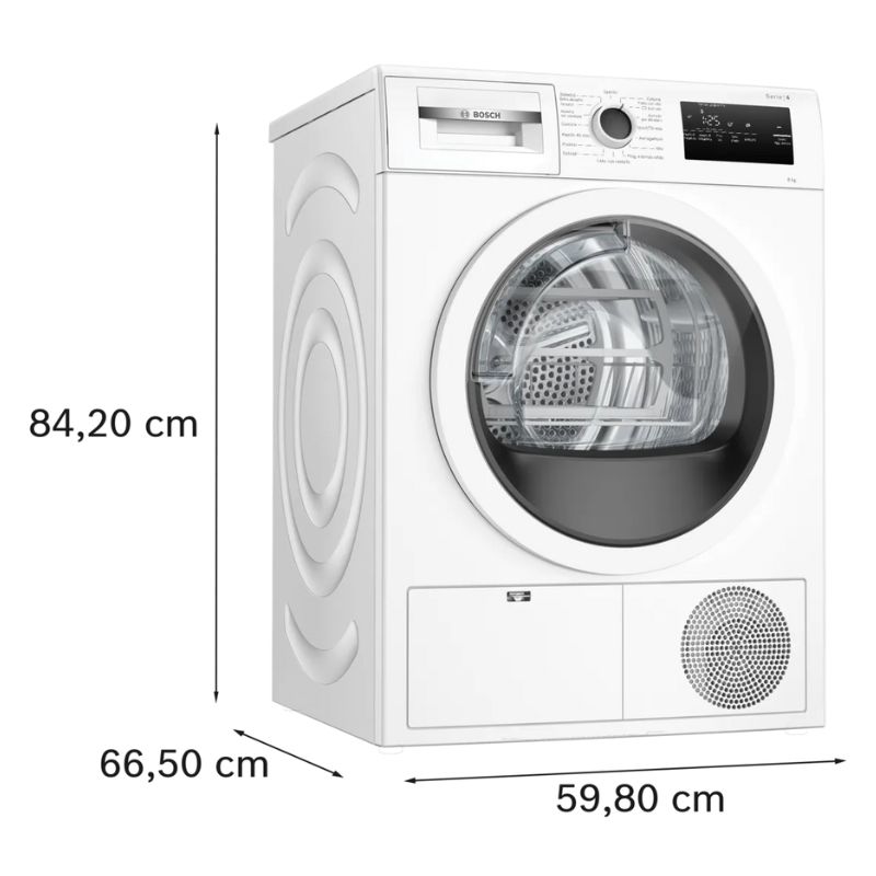 Hình ảnh máy sấy bơm nhiệt Bosch 8 kg WTH85V18II Serie 4 Hình ảnh máy sấy bơm nhiệt Bosch 8 kg WTH85V18II Serie 4