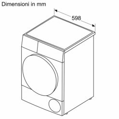 Máy sấy bơm nhiệt Bosch 8 kg WTH85V18II Serie 4 7 Ảnh kích thước máy sấy bơm nhiệt Bosch 8 kg WTH85V18II Serie 4