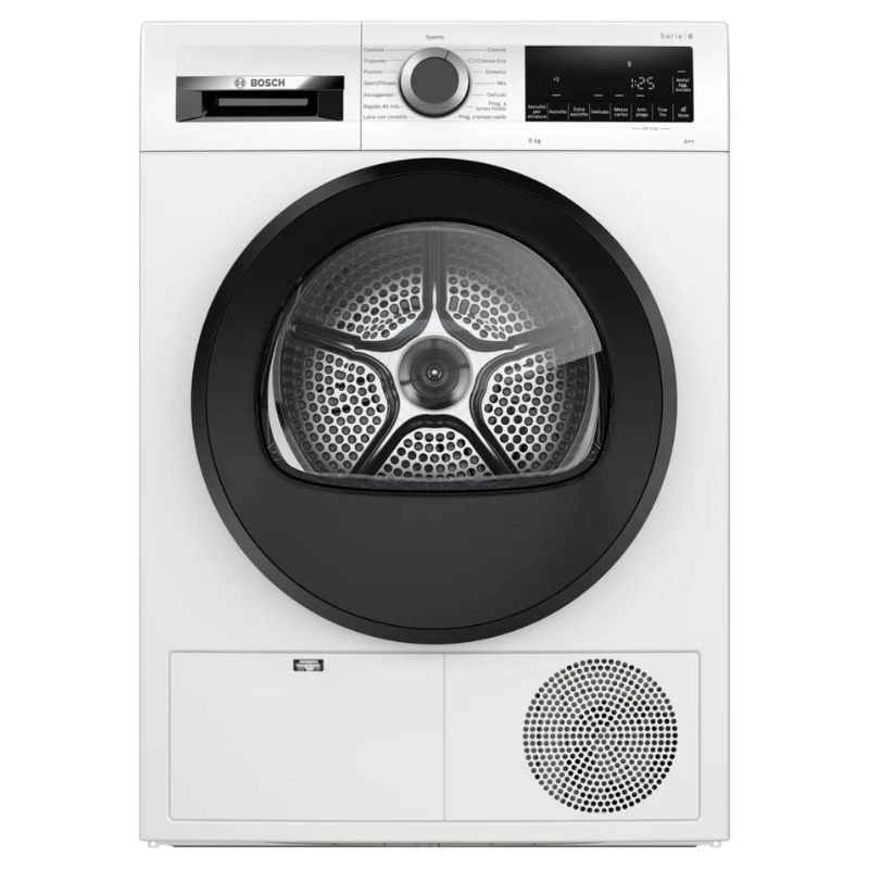 Máy sấy bơm nhiệt Bosch 8 kg WQG23100IT Serie 6 Máy sấy bơm nhiệt Bosch 8 kg WQG23100IT Serie 6