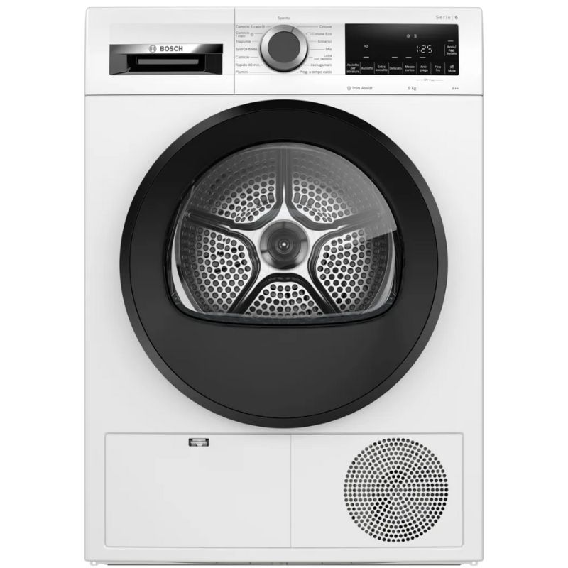 Máy sấy bơm nhiệt Bosch 9 kg WQG241A0IT Serie 6 Máy sấy bơm nhiệt Bosch 9 kg WQG241A0IT Serie 6