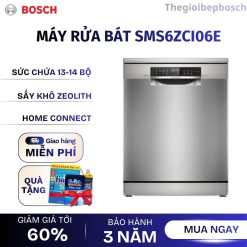 Máy rửa bát độc lập Bosch SMS6ZCI06E Serie 6