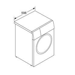 Máy giặt Bosch 10kg WGB256A90 Serie 8 7 Kích thước máy giặt Bosch 10kg WGB256A90 Serie 8