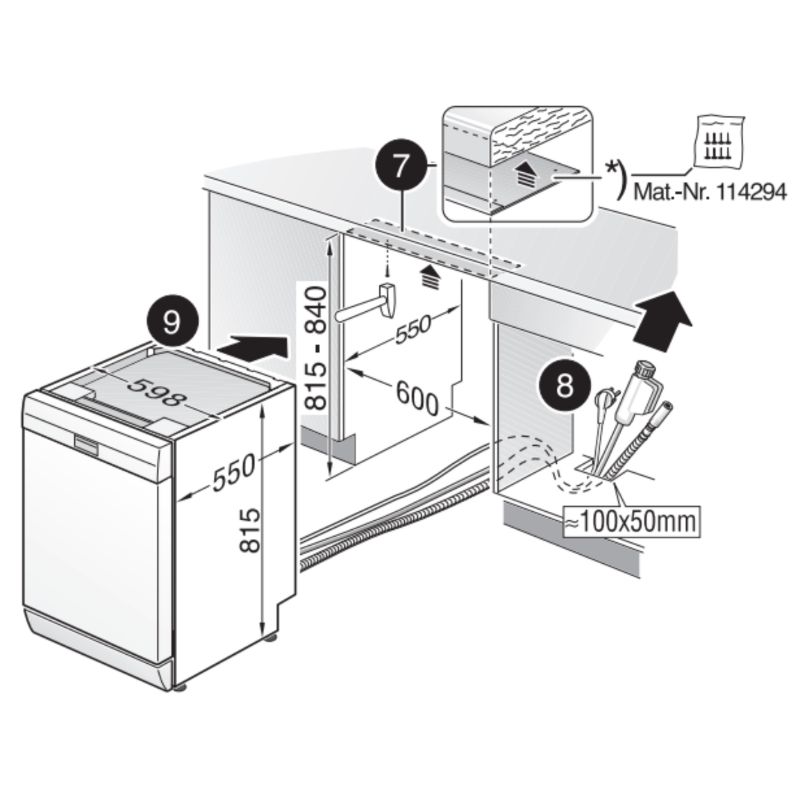 Lắp đặt máy rửa bát độc lập Bosch SMS6ZCI37Q Serie 6 Lắp đặt máy rửa bát độc lập Bosch SMS6ZCI37Q Serie 6