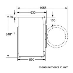 Máy giặt Bosch WAN28260BY 5 kich thuoc lap dat may giat bosch wan28260by
