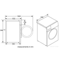 Máy giặt Bosch WAP28380SG 4 kich thuoc lap dat may giat bosch wap28380sg