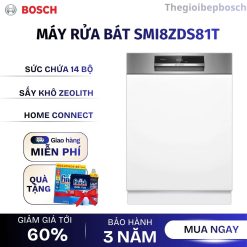 Máy rửa bát Bosch SMI8ZDS81T