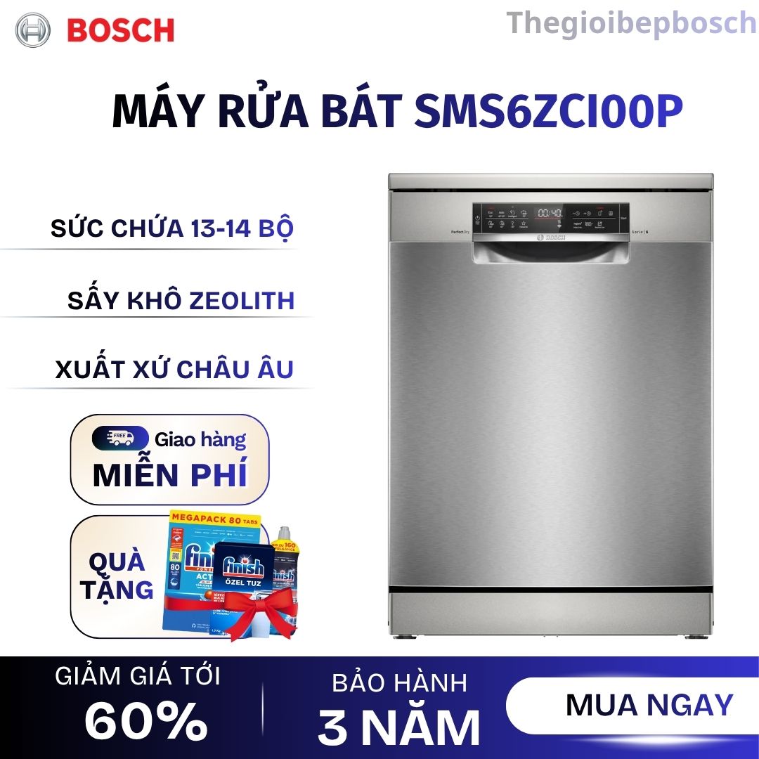 Máy rửa bát Bosch SMS6ZCI00P Máy rửa bát Bosch SMS6ZCI00P
