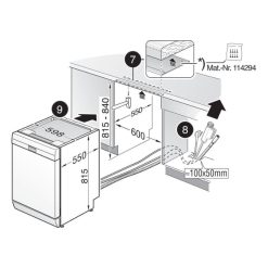 Máy rửa bát độc lập Bosch SMS6ECI04E Serie 6 6 lap dat may rua bat doc lap bosch sms6eci04e serie 6